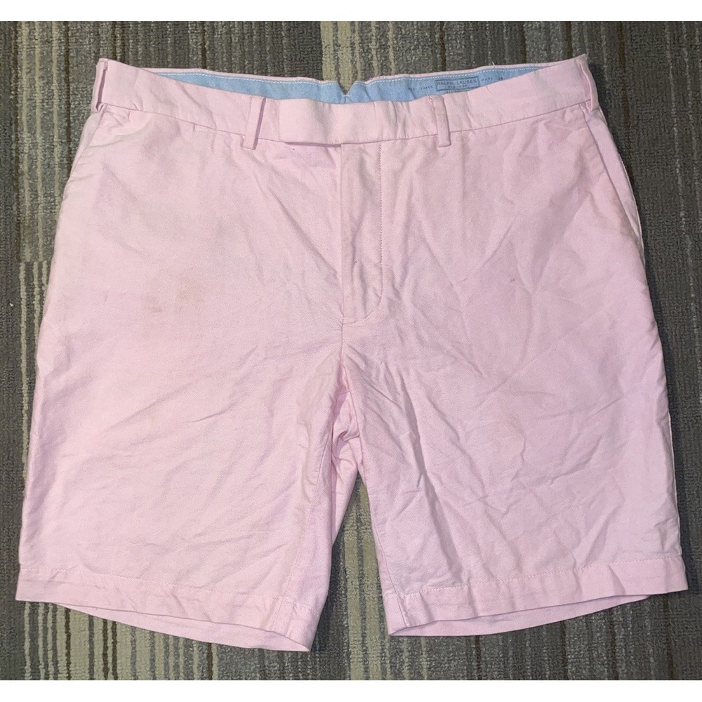 Men's Polo Ralph Lauren Pink Shorts Size 38 100% Cotton